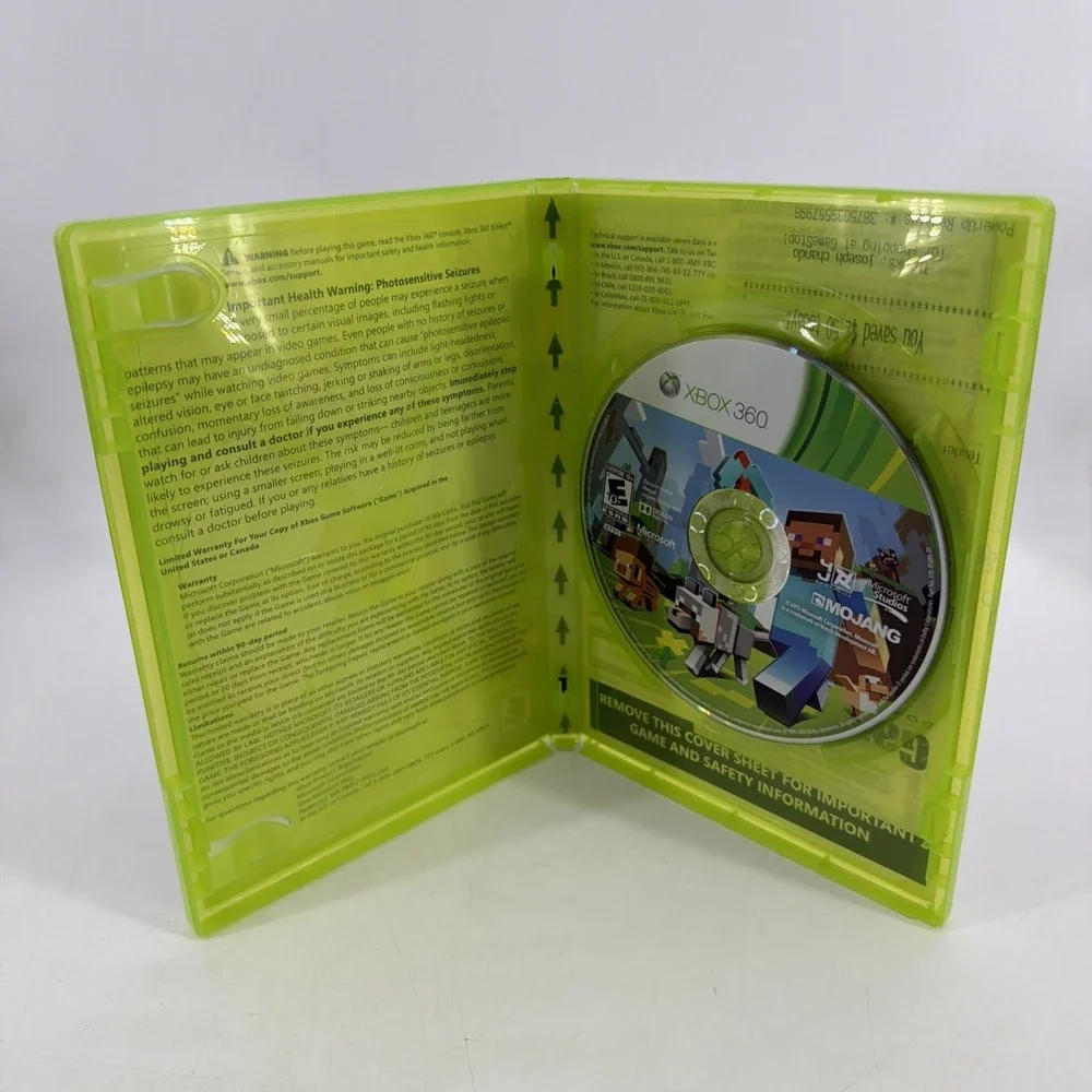 Microsoft Minecraft Xbox 360 Edition/No Manual